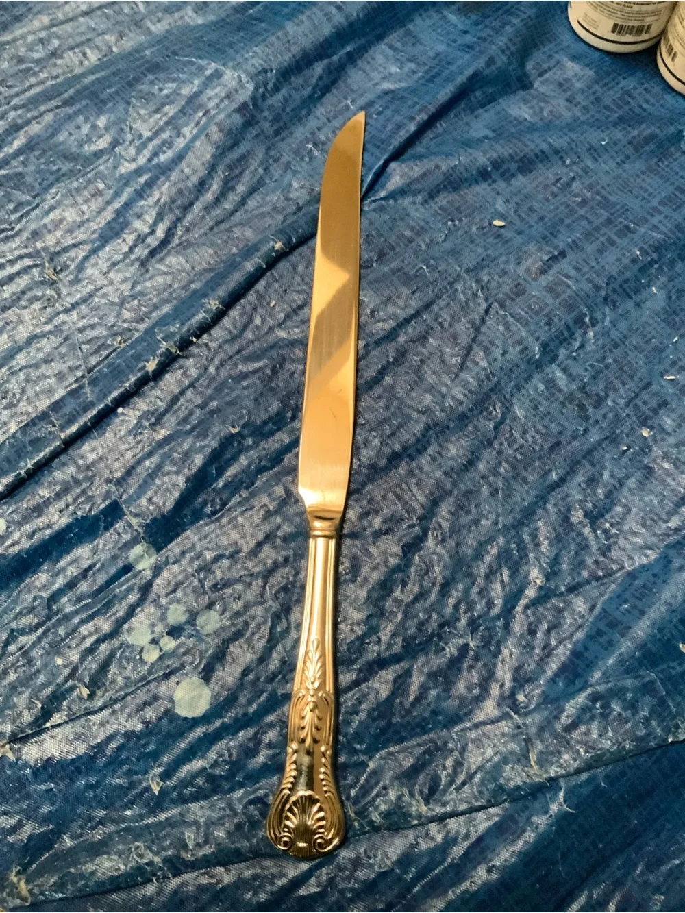 Reed & Barton Kings Stainless Korea 175th Anniversary carving knife.